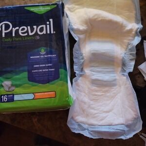 Prevail Daily Pant Liners - White Box Of 96-6 Packs